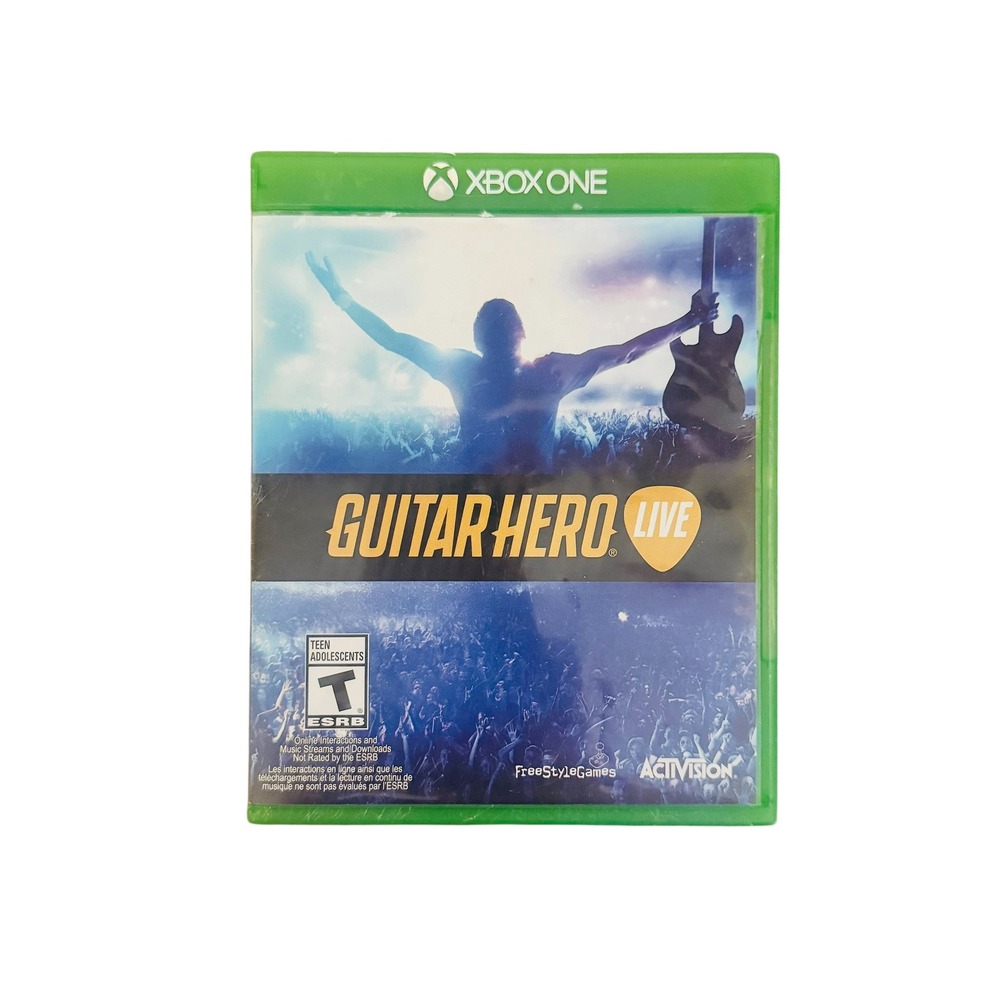 Guitar Hero Live Microsoft Xbox One 2015 Music Rhythm Video Game Disc & Case